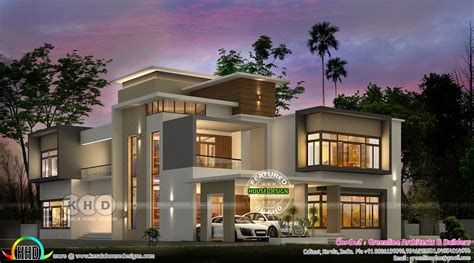 Luxury Ultra Modern Home Sq Ft Kerala Home Design And Floor