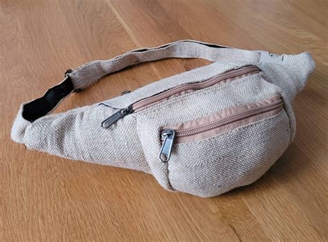 Handmade Bumbag Money Belt Fanny Pack For Unisex In Sand Etsy