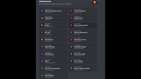How To Get All Discord Party Mode Achievements Youtube
