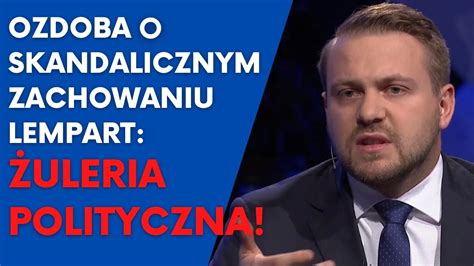 Wiceminister Ozdoba ostro o zachowaniu Lempart Żuleria polityczna