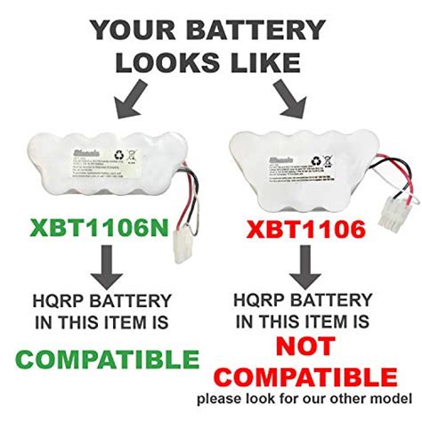 HQRP Battery Compatible With Shark XBT1106N SV1110 SV1106N SV1110N