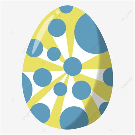 Easter Egg White Based And Polka Dot Pattern Design Easter Egg Designs