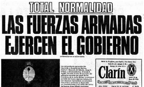 A 48 Años Del Inicio De La última Dictadura Cómo Informaron Los