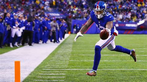 New York Giants' Odell Beckham Jr. makes another one-handed catch ...