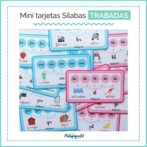 Mini Tarjetas Silabas Trabadas