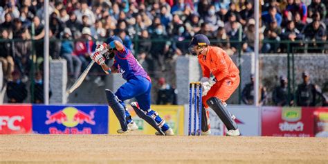 Nepal Concedes Two Run Defeat Against The Netherlands Himalpress