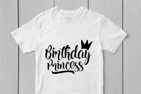 Birthday Princess Svg Cut File By Coralcuts Thehungryjpeg