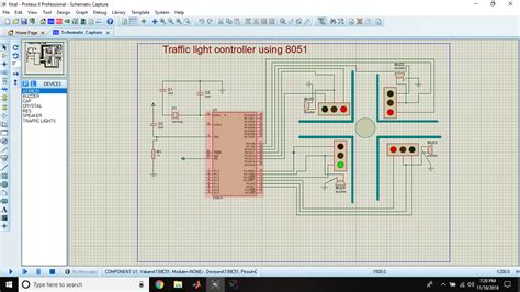 Block Diagram Of Traffic Light Controller Using 8051 Arduino