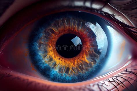 Human Eye Close Up. AI Generated Stock Image - Image of makeup, beauty ...