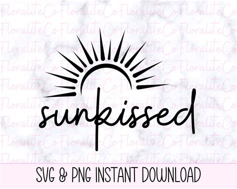 Sunkissed Svg Sunkissed Png Summer Svg Summer Png Summer Etsy Canada