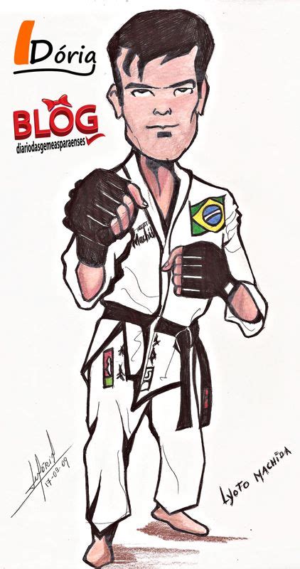 Homenagem Do Caricaturista Ivo D Ria Ao Lutador Brasileiro De Mma E