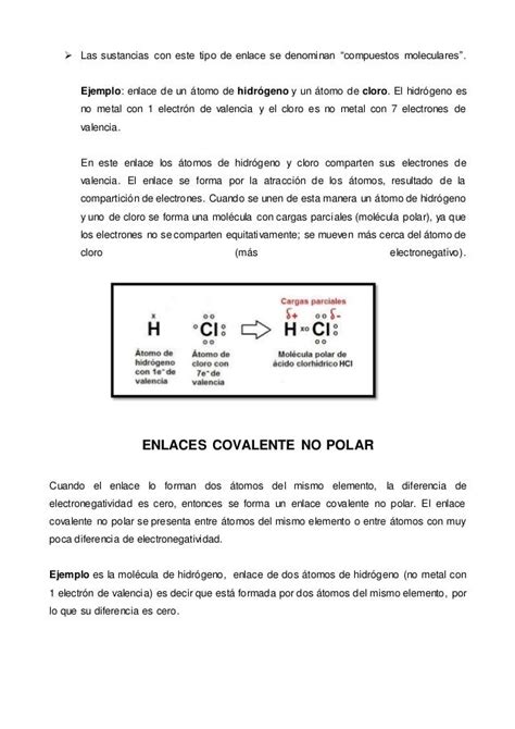 Que Es Un Enlace Covalente Polar Y No Polar Y Sus Propiedades Descargar Manual