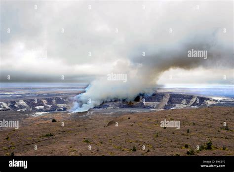 Halemaumau Crater Thomas Jaguar Museum Hawaii Volcanoes National Park ...