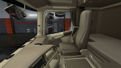 Scania R Lux Beige Leather Interior 1 36 X ETS2 Mods Euro Truck