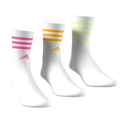 Kit De Meias Cano Alto Adidas 3 Stripes 3 Pares Adulto Centauro