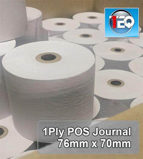 10 Rolls High Quality 1 Ply POS Journal Paper 76mm X 70mm Lazada PH