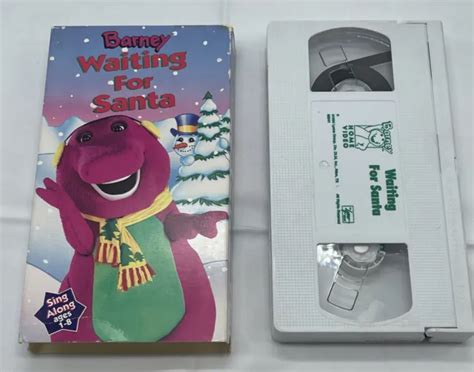 BARNEY WAITING FOR Santa SING ALONG VHS 1992 Lyons Christmas Movie 12