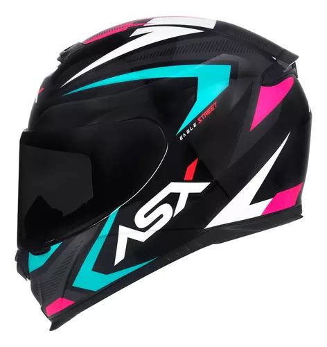 Capacete Feminino Moto Asx Axxis Eagle Street Tiffany Rosa