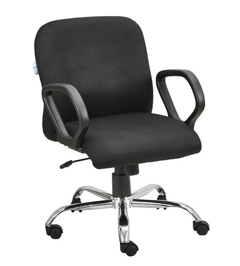 ML-1401-Black Fabric Padded Office Reception Visitor Chair - ML OFFICE