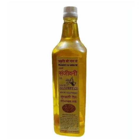 1l Sanjeevani Peanut Cooking Oil At ₹ 400bottle Cold Pressed