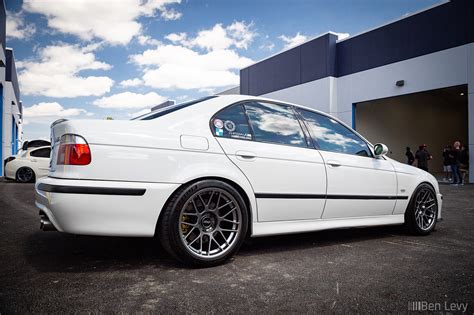 White BMW M5 At Big Door In Mundelein BenLevy