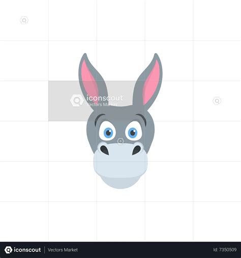 Donkey Face Animated Icon download in JSON, LOTTIE or MP4 format