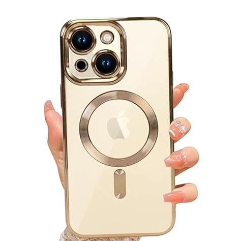 Coque Avec Magsafe Pour IPhone 13 Pro Gold Pas Cher SpaceNet