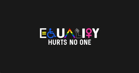 Equality Hurts No One LGBT Gay Pride LGBTQ Rainbow Flag Equality