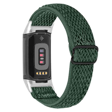 Fitbit Charge Elastisch Bandje Groen Smartwatchbanden Nl