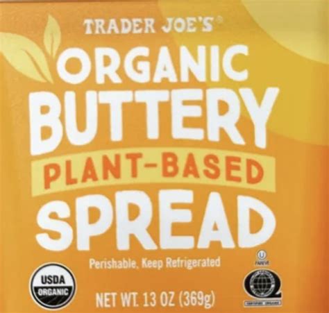 Trader Joes Organic Buttery Plant Based Spread Reviews Trader Joes Reviews