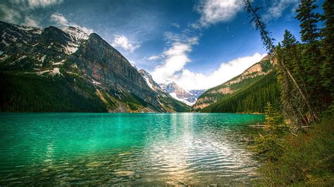 Danau Louise Kanada Taman Nasional Banff Danau Glasial Liburan