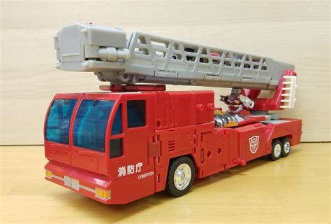 Optimus Prime R.I.D. Firetruck Transformers - Complete | #1936115502