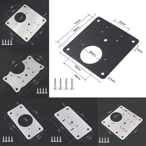 Cabinet Hinge Repair Plate Stainless Steel Hinge Fixing Plate Kit