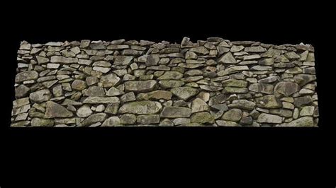 Stone Wall 3d Model Cgtrader