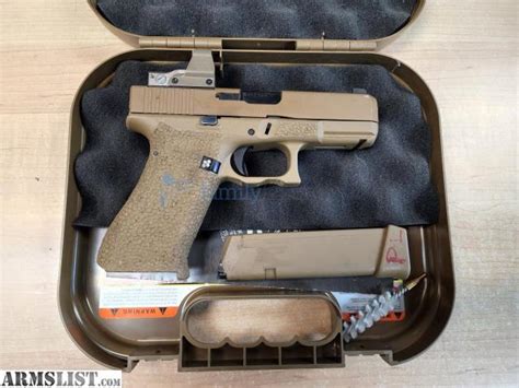 Armslist For Sale Glock 19x 9mm Fde 19rd Deltapoint Pro Red Dot Hex Mag Release