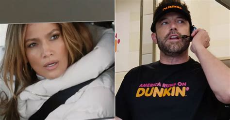 Jennifer Lopez And Ben Affleck Played A Dunkin Customer And Employee