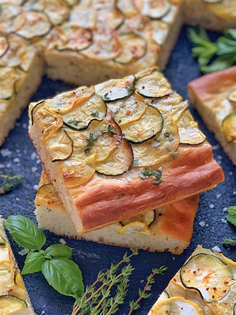 Summer Squash Focaccia By Thefeedfeed Quick Easy Recipe The Feedfeed