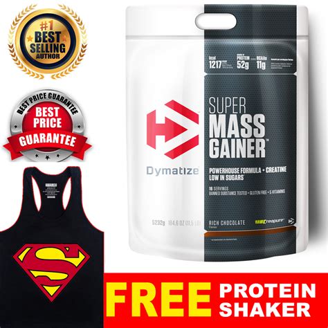 Dymatize Super Mass Gainer 1280 Calories 50g Protein Weight Gain Mass Gainer Bulking Sizing