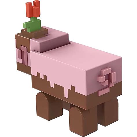 Boneco Minecraft Caves And Cliffs Muddy Pig Dorémi Brinquedos