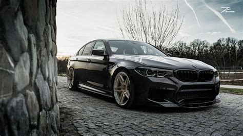 BMW M5 F90 Black Z Performance ZP FORGED 21 Wheel Front