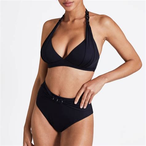 Aubade Haut Maillot Bain Triangle Ocean Cruise Noir Effetdesoi