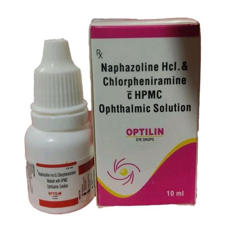 Optilin Naphazoline Hcl And Chlorpheniramine C HPMC Ophthalmic Solution