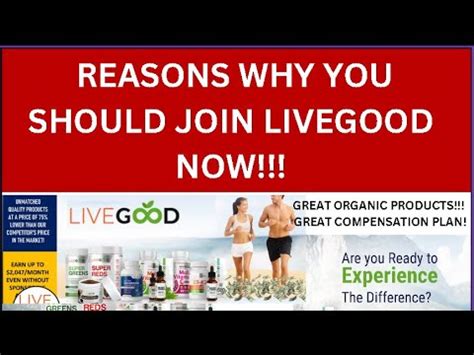 Reasons Why You Should Join Livegood Now Youtube