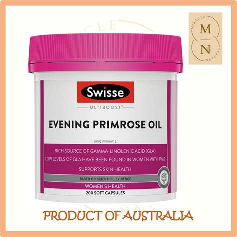 Exp 072026 Swisse Ultiboost Evening Primrose Oil 200 Capsules