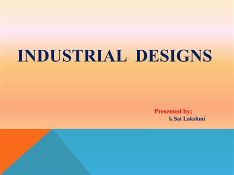 Industrial Designs In Ipr Ppt