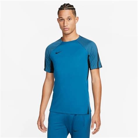 Nike Trenings T Skjorte Dri FIT Strike Blå Sort