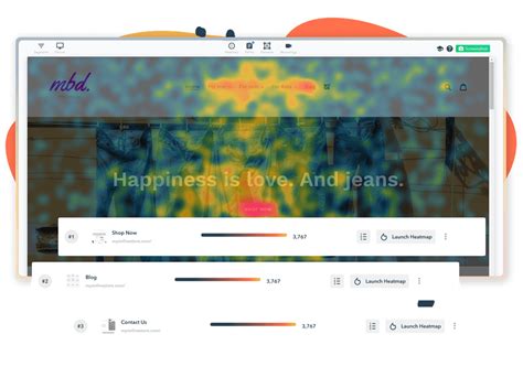 Dynamic Heatmaps | Lucky Orange | Best Website Heatmap Software: User Behavior Tracking Tools