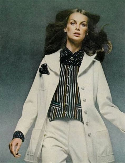 Jean Shrimpton By David Bailey For Vogue October Seventies