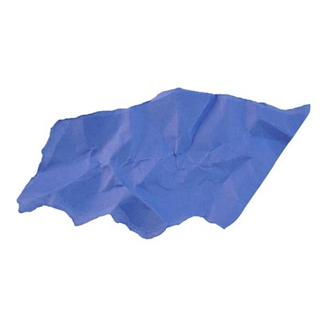 Decorative Ripped Crumpled Blue Paper 25351809 PNG