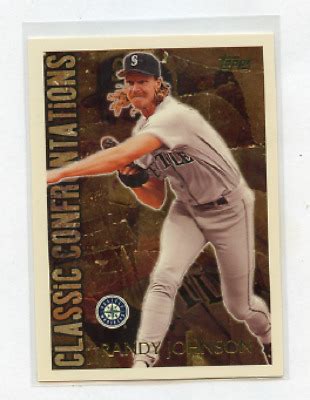 1996 TOPPS CLASSIC CONFRONTATIONS CC11 RANDY JOHNSON SEATTLE